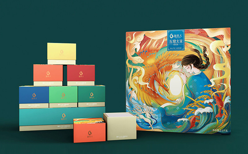 世紀(jì)金榜迦美人大米 多渠道產(chǎn)品規(guī)劃設(shè)計 五常大米品牌設(shè)計